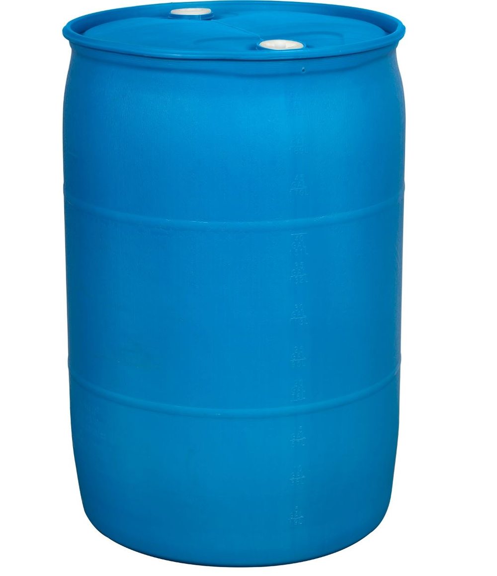 Blue closed-head drum